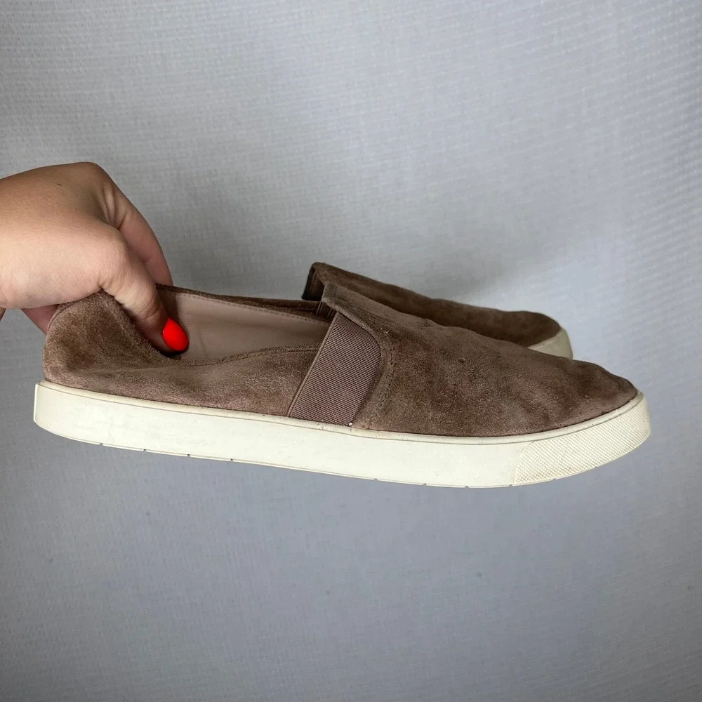 Vince‎ Women's Suede Leather Slip On Casual Comfort Loafer Shoes